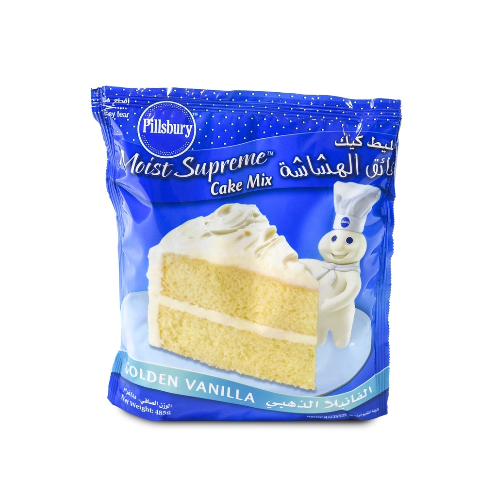 PILLSBURY GOLDEN VANILLA CAKE MIX 485G WHIM